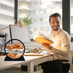 🌀 Sandsync - Das hypnotische Quicksand-Dekor für dein Büro